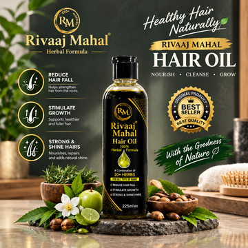 Rivaaj Mahal Hair Oil | Herbal Hair Care/ 20+ Herbs Herbal Hair Oil