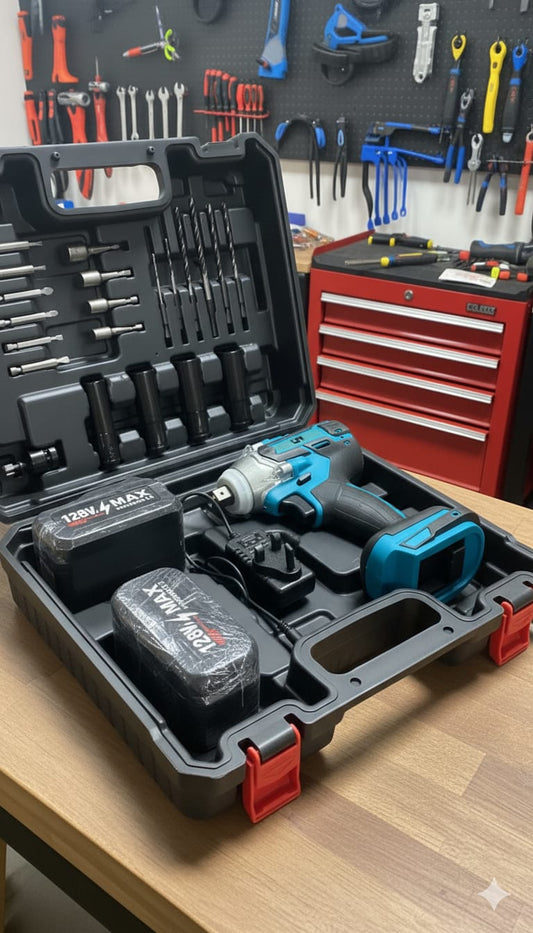 Multifunctional Cordless Impact Wrench Machine.